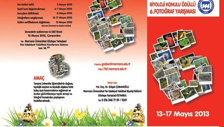 M.Ü.Biyoloji Konulu Ödüllü 6.Fotoğraf Yarışması