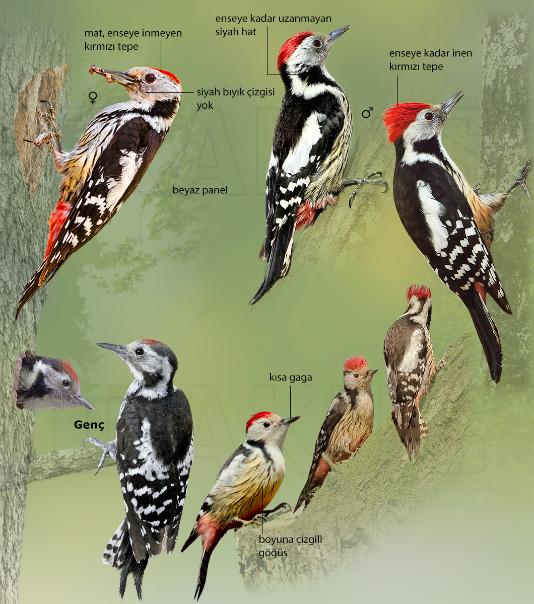 Middle Spotted Woodpecker